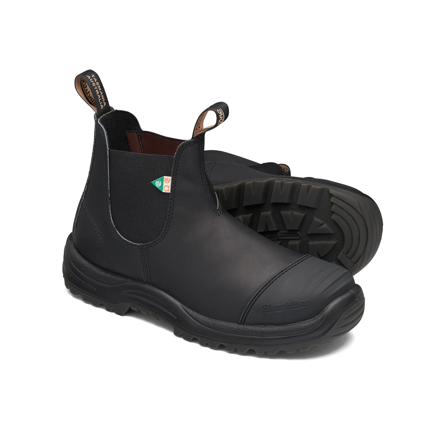 Blundstone 168 - Work & Safety Boot Rubber Toe Cap Black - Image 3