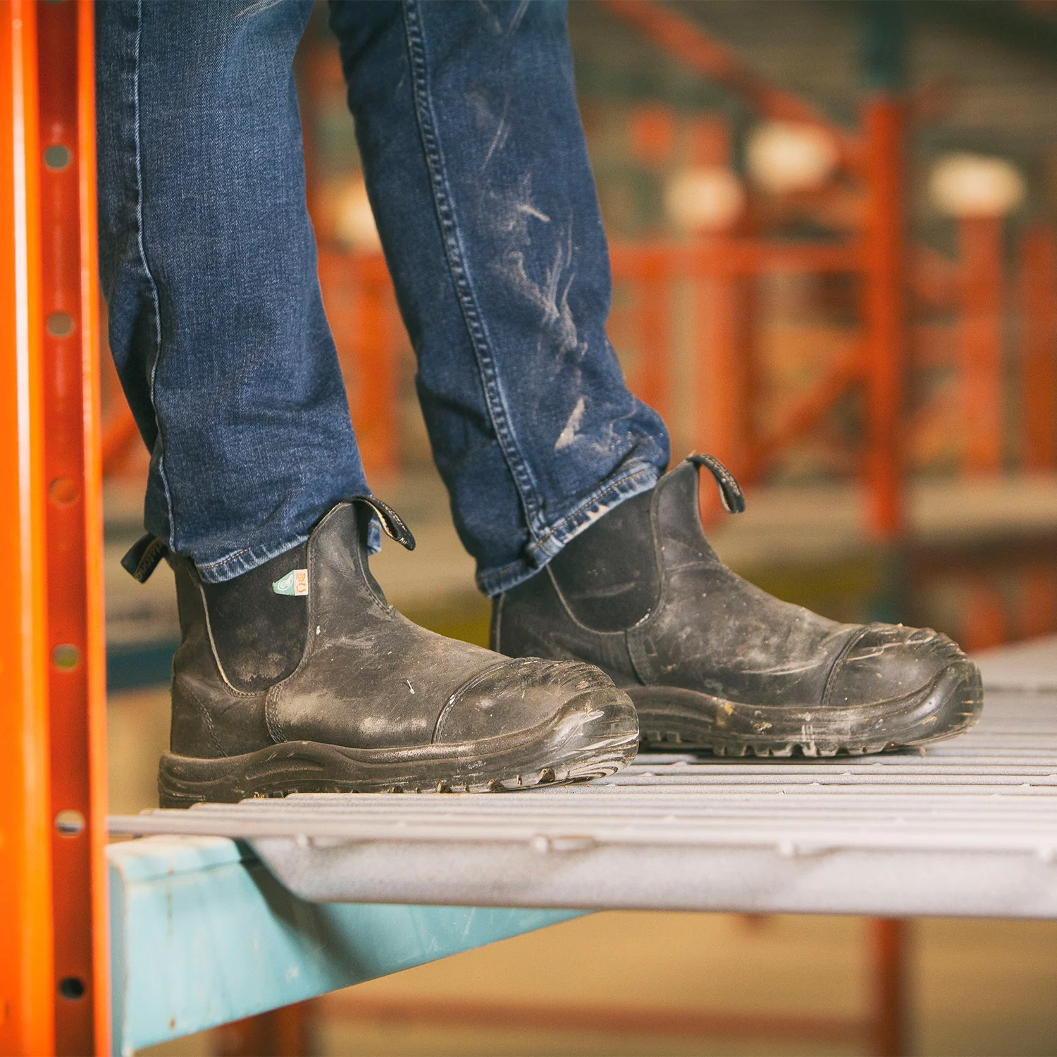 Blundstone 168 - Work & Safety Boot Rubber Toe Cap Black - Image 7