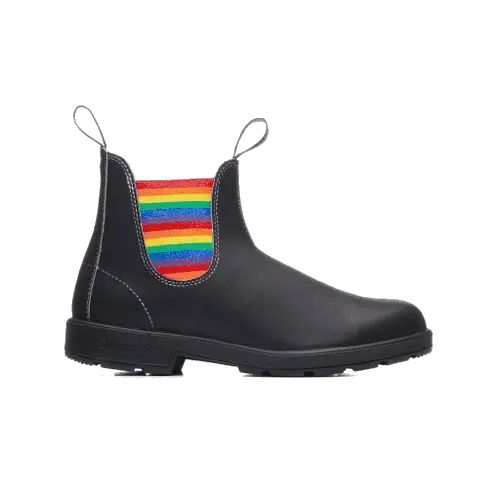 Blundstone 2105 - Originals Black with Rainbow Elastic and Contrast Stitching - Image 6