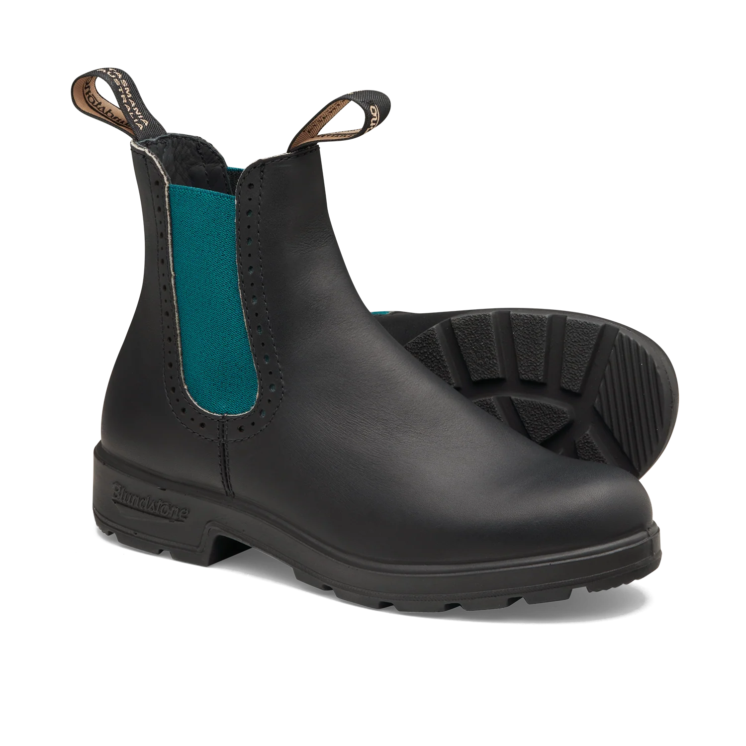 Blundstone 2320 - Originals Women's High Top Black with Green Elastic - Image 3