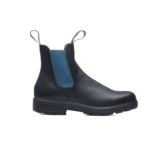 Blundstone 2320 - Originals Women's High Top Black with Green Elastic - Image 4