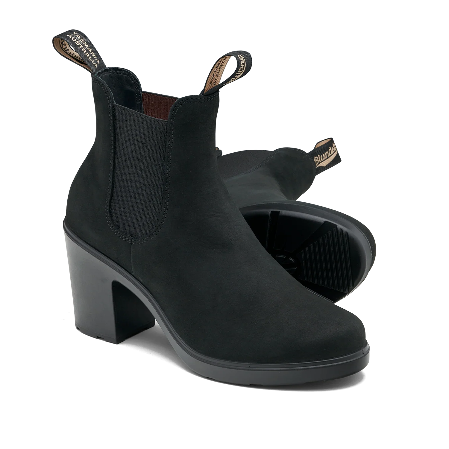Blundstone 2460 - Women's Series High Heel Black Nubuck - Image 3