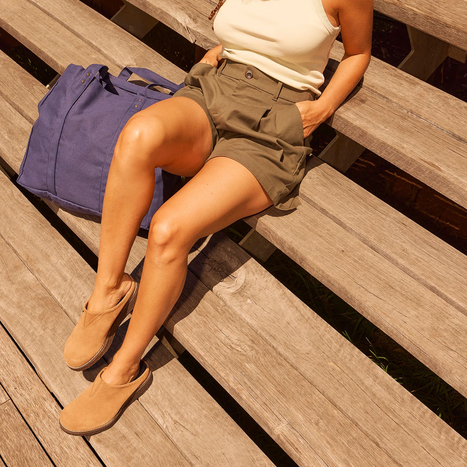 Blundstone 2686 - Aerocork Clog Sahara Tan Suede - Image 4