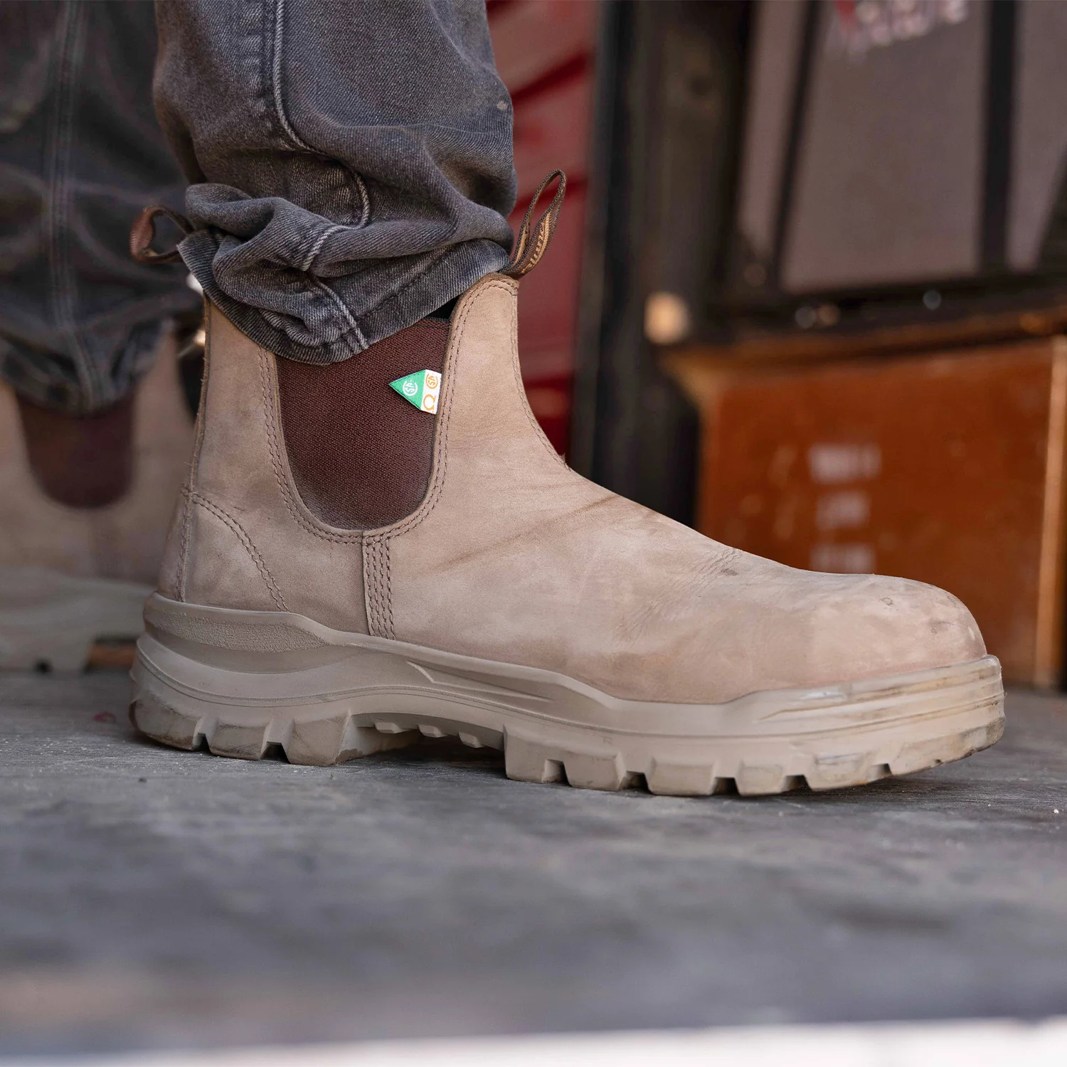 Blundstone 8303 - RotoFlex Work & Safety Boot Stone - Image 7